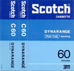 Compact Cassette Scotch Dynarange 60 Type I Normal 1975 Europe