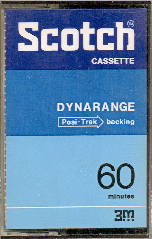 Compact Cassette Scotch Dynarange 60 Type I Normal 1975 Europe