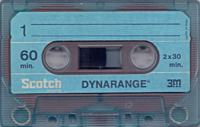 Compact Cassette Scotch Dynarange 60 Type I Normal 1975 Europe
