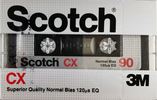 Compact Cassette Scotch CX 90 Type I Normal 1982 Europe