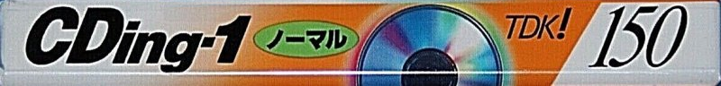 Compact Cassette TDK CDing 1 150 "CD1-150G" Type I Normal 1996 Japan