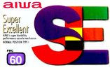 Compact Cassette Aiwa FRC 60 "SE Super Excellent" Type I Normal 1988 Europe