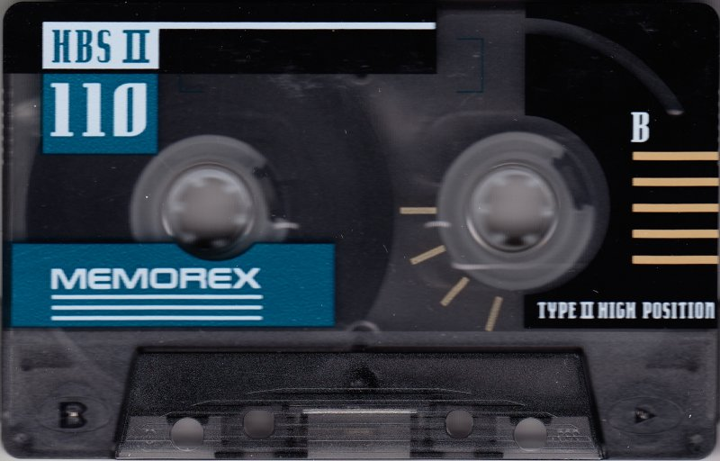 Compact Cassette Memorex HBS II 110 Type II Chrome 1993 North America