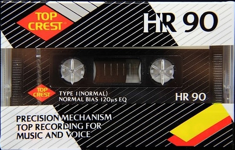 Compact Cassette Top Crest HR 90 Type I Normal USA