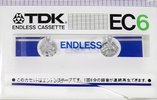 Compact Cassette TDK EC Endless 6 Endless Cassette 1986 Japan