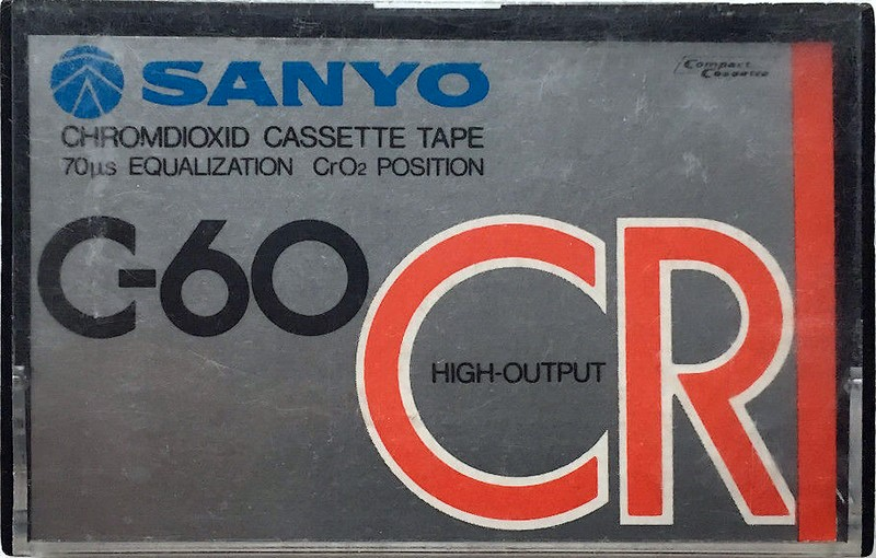 Compact Cassette Sanyo CR 60 Type II Chrome 1978 Europe