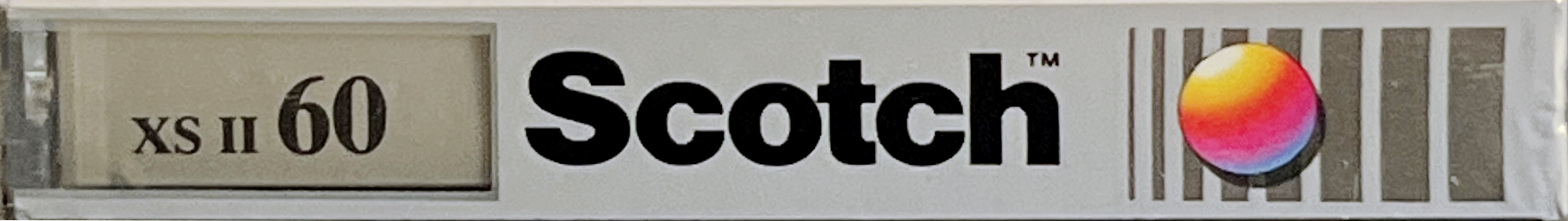 Compact Cassette Scotch XS II 60 Type II Chrome 1987 Worldwide