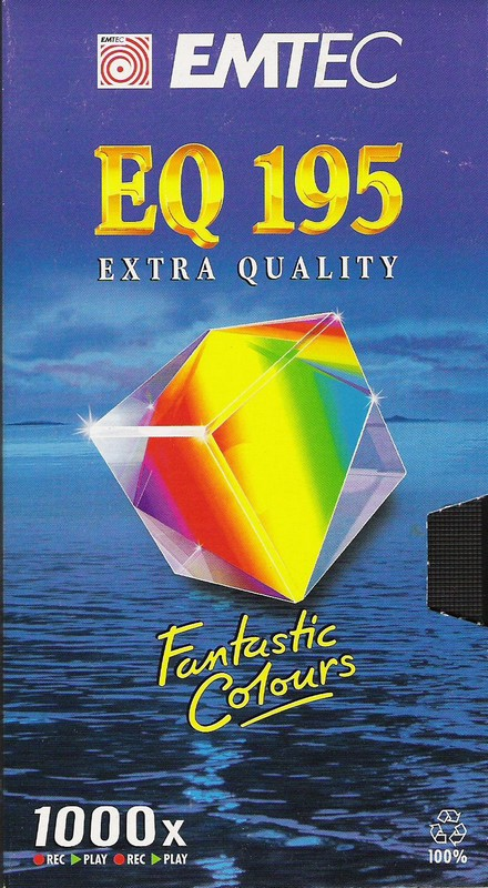 VHS, Video Home System Emtec EQ 195 Type II Chrome 2002 East Europe