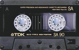 Compact Cassette TDK SA 90 Type II Chrome 1988 Australia, Europe