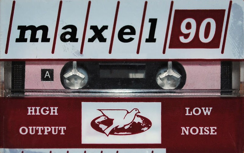 Compact Cassette Maxel 90 Type I Normal Hong Kong