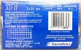 Compact Cassette Carrefour XD-II 60 Type II Chrome France
