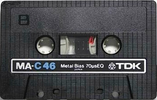 Compact Cassette TDK MA 46 Type IV Metal 1979 Japan