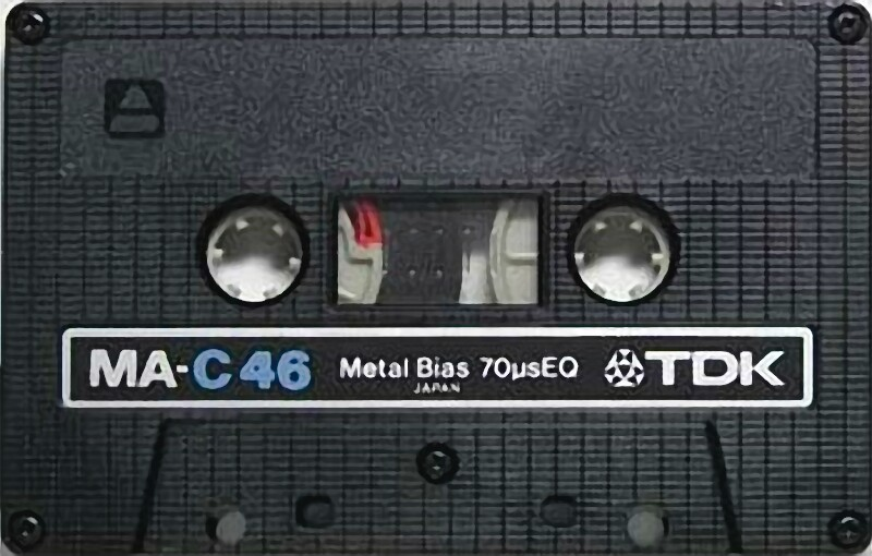 Compact Cassette TDK MA 46 Type IV Metal 1979 Japan