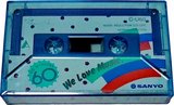 Compact Cassette Sanyo We Love Music 60 "Blue" Type I Normal 1983 Japan