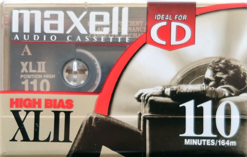 Compact Cassette Maxell XLII 110 Type II Chrome 2002 North America