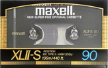 Compact Cassette Maxell XLII-S 90 Type II Chrome 1986 Europe