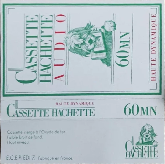 Compact Cassette Hachette Haute Dynamique 60 Type I Normal 1977 France