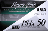 Compact Cassette AXIA PS-Ix 50 "PS-1X A 50" Type I Normal 1991 Japan