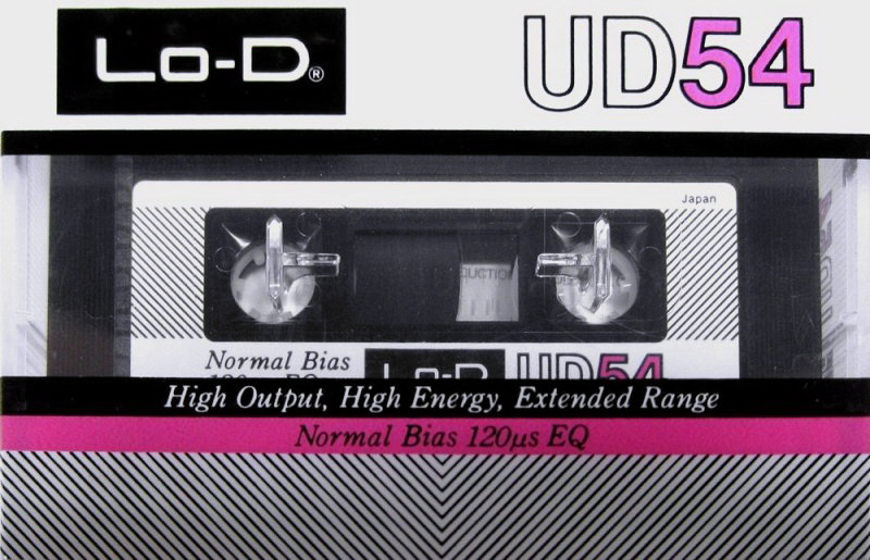 Compact Cassette Lo-D UD 54 Type I Normal 1983 Japan
