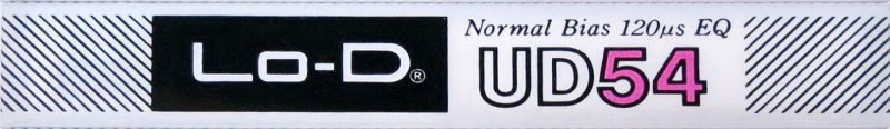Compact Cassette Lo-D UD 54 Type I Normal 1983 Japan