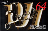 Compact Cassette TDK DJ1 Disc Jack 64 "DJ1-64S" Type I Normal 1997 Japan