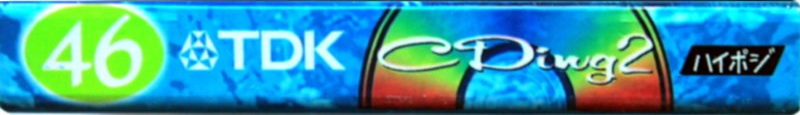 Compact Cassette TDK CDing 2 46 "CD2-46R" Type II Chrome 1998 Japan