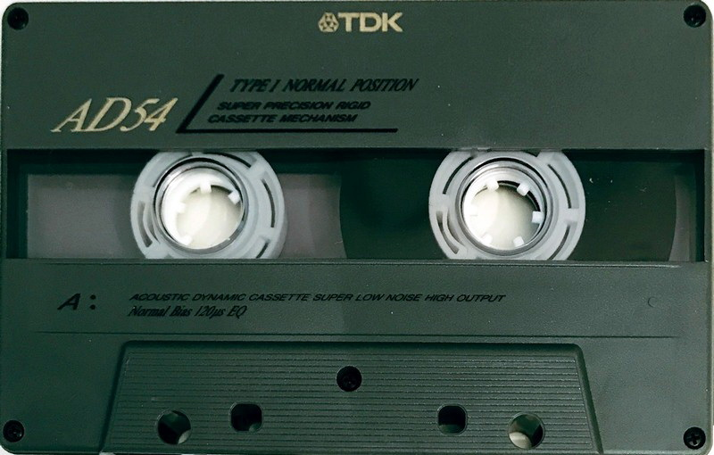 Compact Cassette TDK AD 54 "AD-54R" Type I Normal 1991 Japan