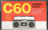 Compact Cassette Ross 60 "Audio Plus" Type I Normal