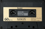 Compact Cassette Scotch XSM IV 60 Type IV Metal 1987 Worldwide