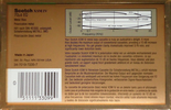Compact Cassette Scotch XSM IV 60 Type IV Metal 1987 Worldwide