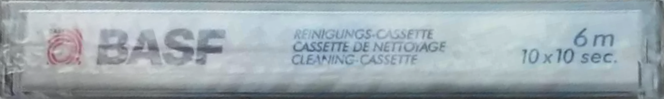 Compact Cassette BASF Cleaning Cassette 1991 Europe