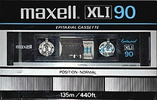 Compact Cassette Maxell XLI 90 Type I Normal 1982 Europe