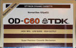 Compact Cassette TDK OD 60 Type I Normal 1979 USA