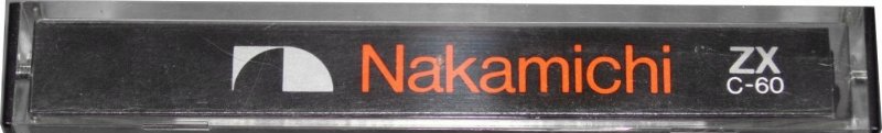 Compact Cassette Nakamichi ZX 60 Type IV Metal 1978 USA