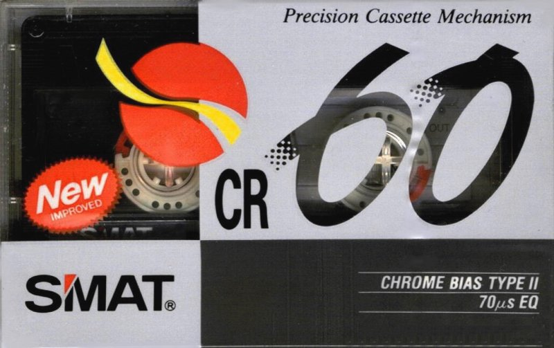 Compact Cassette Smat CR 60 Type II Chrome 1988 Europe