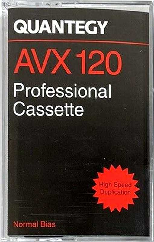 Compact Cassette Quantegy AVX 120 Type I Normal 1996 USA
