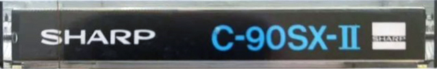 Compact Cassette Sharp SX 90 Type II Chrome 1979 Worldwide