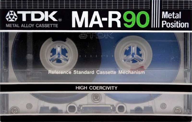 Compact Cassette TDK MA-R 90 Type IV Metal 1982 Australia, Europe