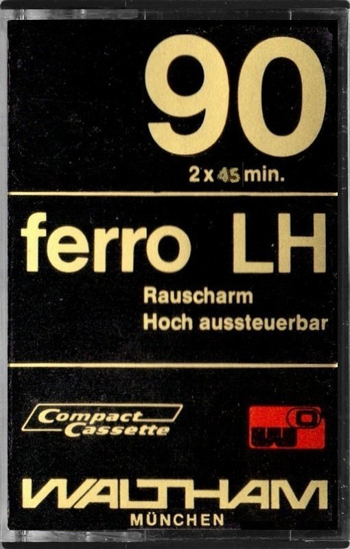 Compact Cassette Waltham 90 "LH" Type I Normal 1979 Germany