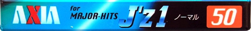 Compact Cassette AXIA J`z 1 50 "JZ1H 50" Type I Normal 1998 Japan