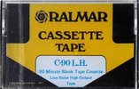 Compact Cassette Ralmar 90 Type I Normal 1977 Hong Kong