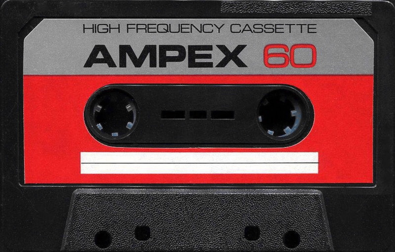 Compact Cassette Ampex 60 Type I Normal 1972 USA
