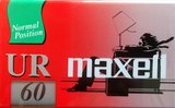 Compact Cassette Maxell UR 60 Type I Normal 1996 Europe