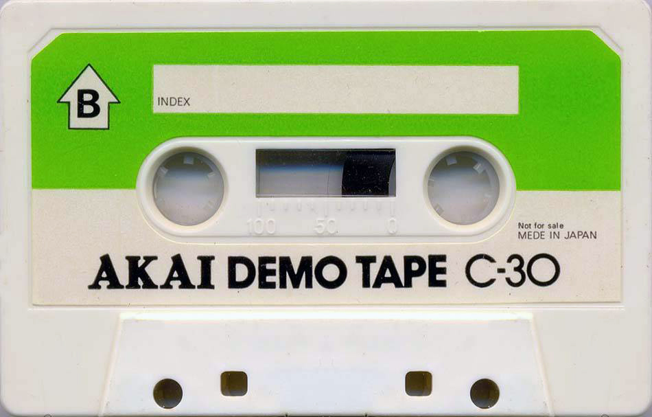 Compact Cassette Akai 30 "T410657" Demonstration Tape 1979 Worldwide