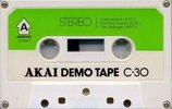 Compact Cassette Akai 30 "T410657" Demonstration Tape 1979 Worldwide