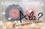 Compact Cassette Sony A-la? 46 "A-LA46P" Type I Normal 1985 Japan