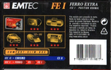 Compact Cassette Emtec FE I Ferro Extra 90 Type I Normal 1999 Brazil