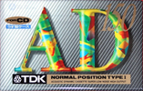 Compact Cassette TDK AD 150 "AD-150F" Type I Normal 1994 Japan