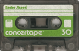 Compact Cassette Radio Shack Concertape 30 Type I Normal 1985 USA