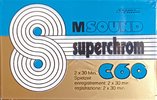 Compact Cassette M Sound 60 Type II Chrome 1982 Europe